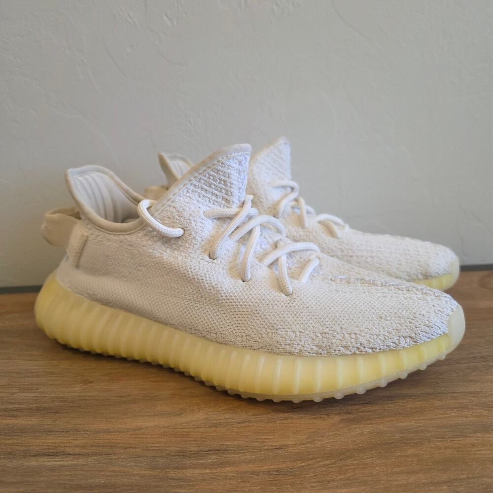 adidas Yeezy Boost 350 V2 Cream White CP9366 Mens 5 Womens 6.5 Sneakers